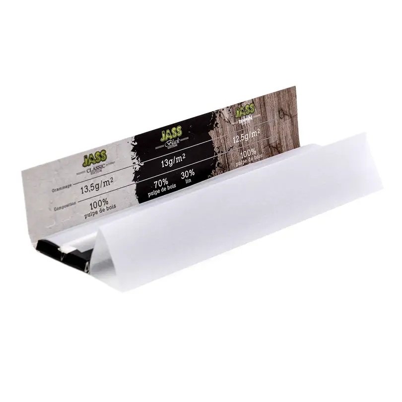 Feuilles JASS Classic XL – King Size Slim 1 carnet ouvert