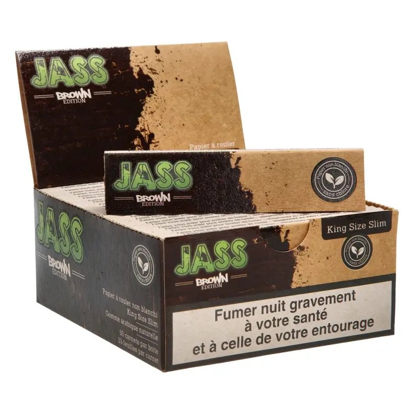 feuilles JASS Brown Edition Slim Boite de 50 carnets