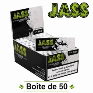 Feuilles JASS Classic Edition 1¼ Size, Boîte de 50 Carnets de 50