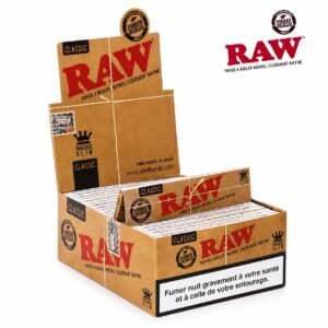 Raw Classic King Size Slim, Boite de 50