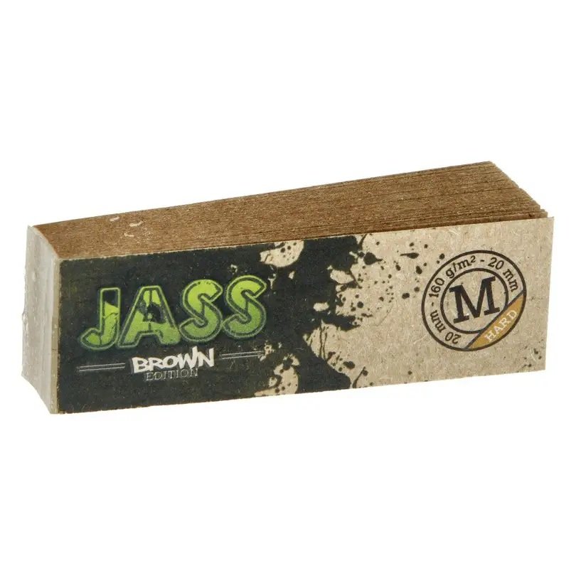 Jass Filtre Carton Brown Hard M, 1 Carnet