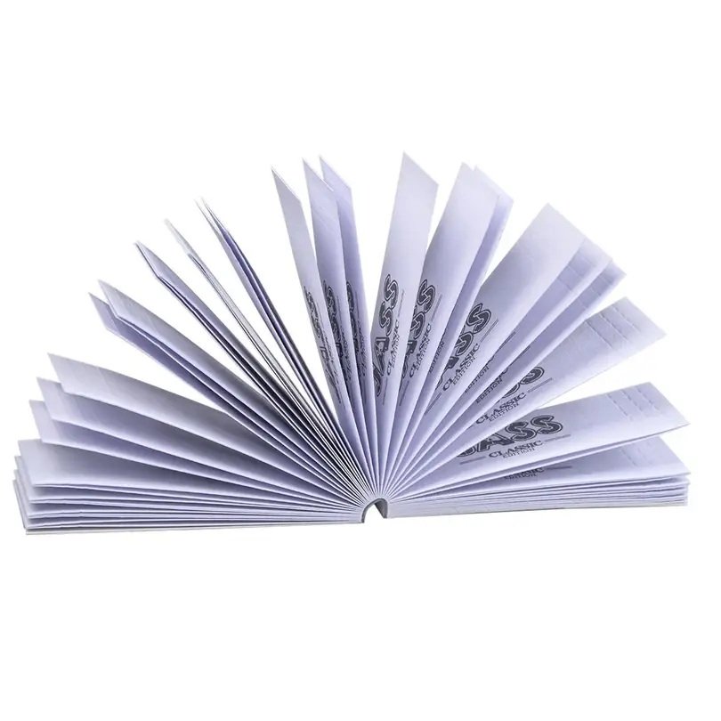 filtres JASS Classic Soft Taille M, 1 carnet de 5O ouvert