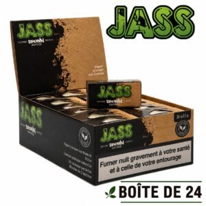 JASS Rolls Slim Brown, Boite de 24 Rouleaux de 5m.