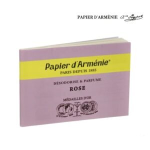 Papier d'Arménie à la Rose, Carnet.